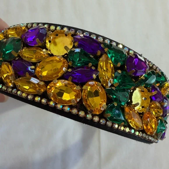 Gemstone Headband rhinestones multicolor - Picture 3 of 13